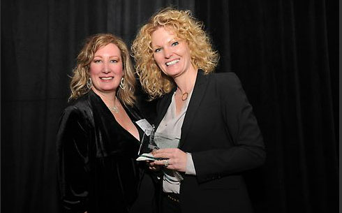 Lisa Varga (on right) CEO of Phoenix ET with Susan Belknapp of OC Metro