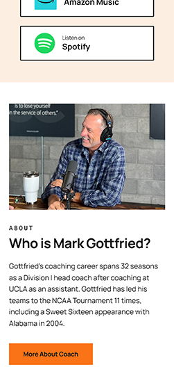 Coach Mark Gottfried