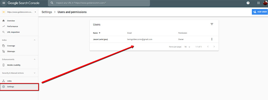 Users and Permissions