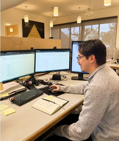 CJ working