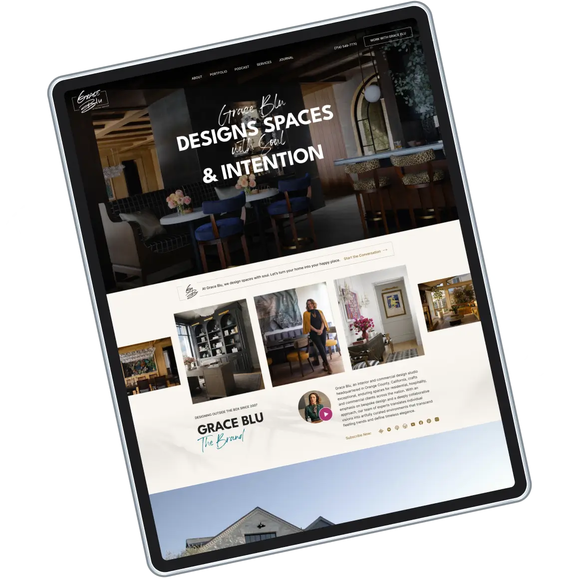 GraceBlu tablet image